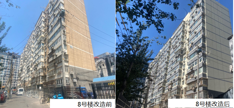 工程掠影:龍?zhí)督值缽V渠門內(nèi)大街6號樓、8號樓綜合整治項目